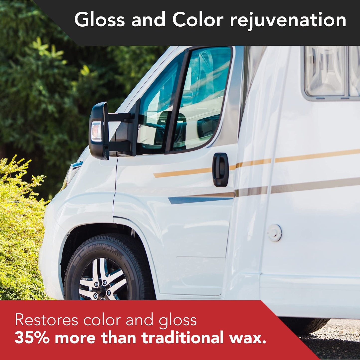 Glidecoat RV Ceramic Coating - 160ml - Wax Alternative for Campers, Travel Trailers & 5th Wheels - Up to 2 Years UV Protection, Super Hydrophobic Surface Repels Contaminants, Better-than-new Shine