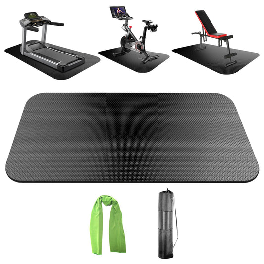 Exercise Equipment Mats For Floor,Treadmill Mat,Foldable Treadmill Mat,Walking Pad Mat For Carpet,Exercise Bike Mat,Under Elliptical Mat,Rowing Machine Mat,Mat For Tread Mill,GYM Equipment Mat
