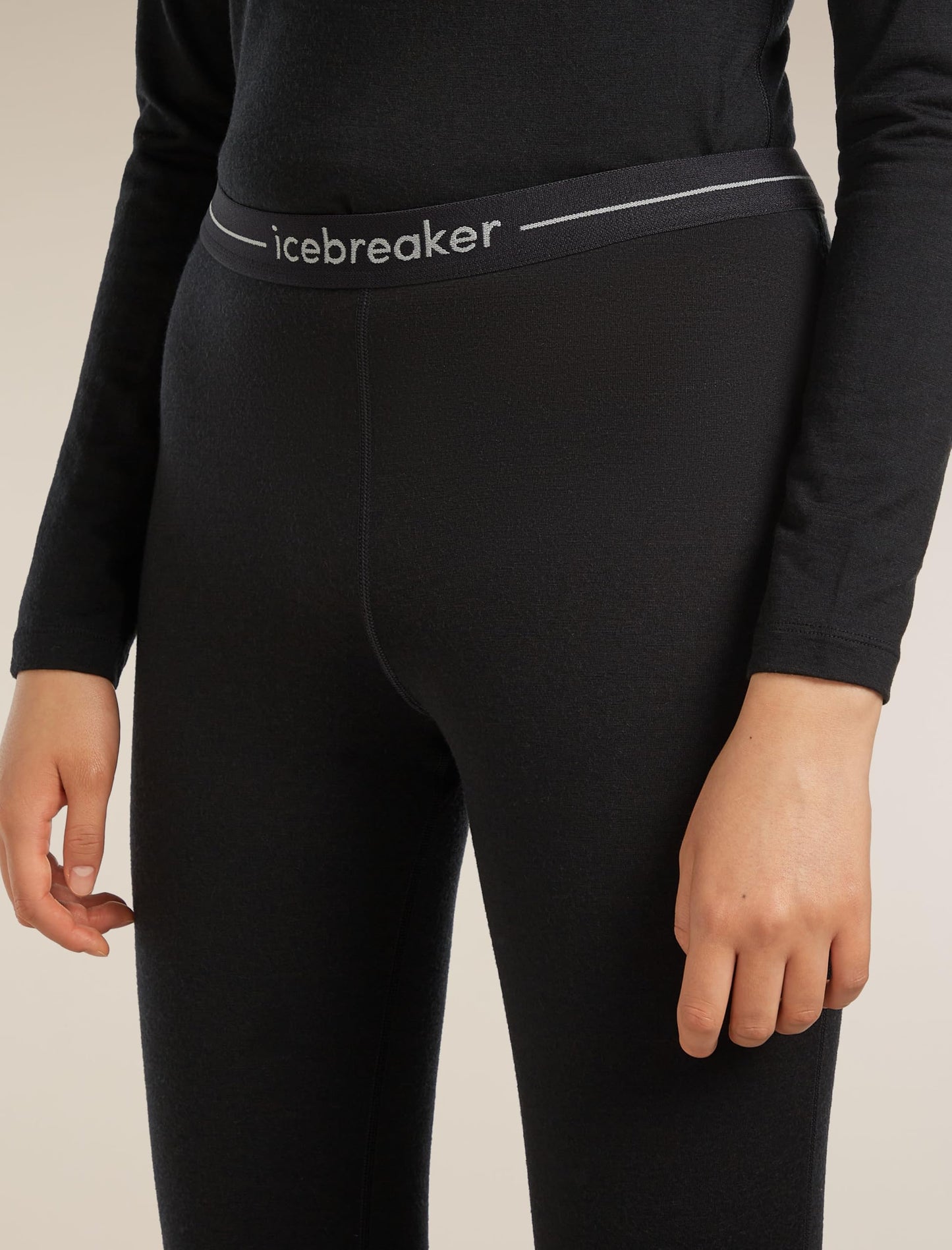 Icebreaker Women's Merino 200 Oasis Thermal Leggings - Black - Medium