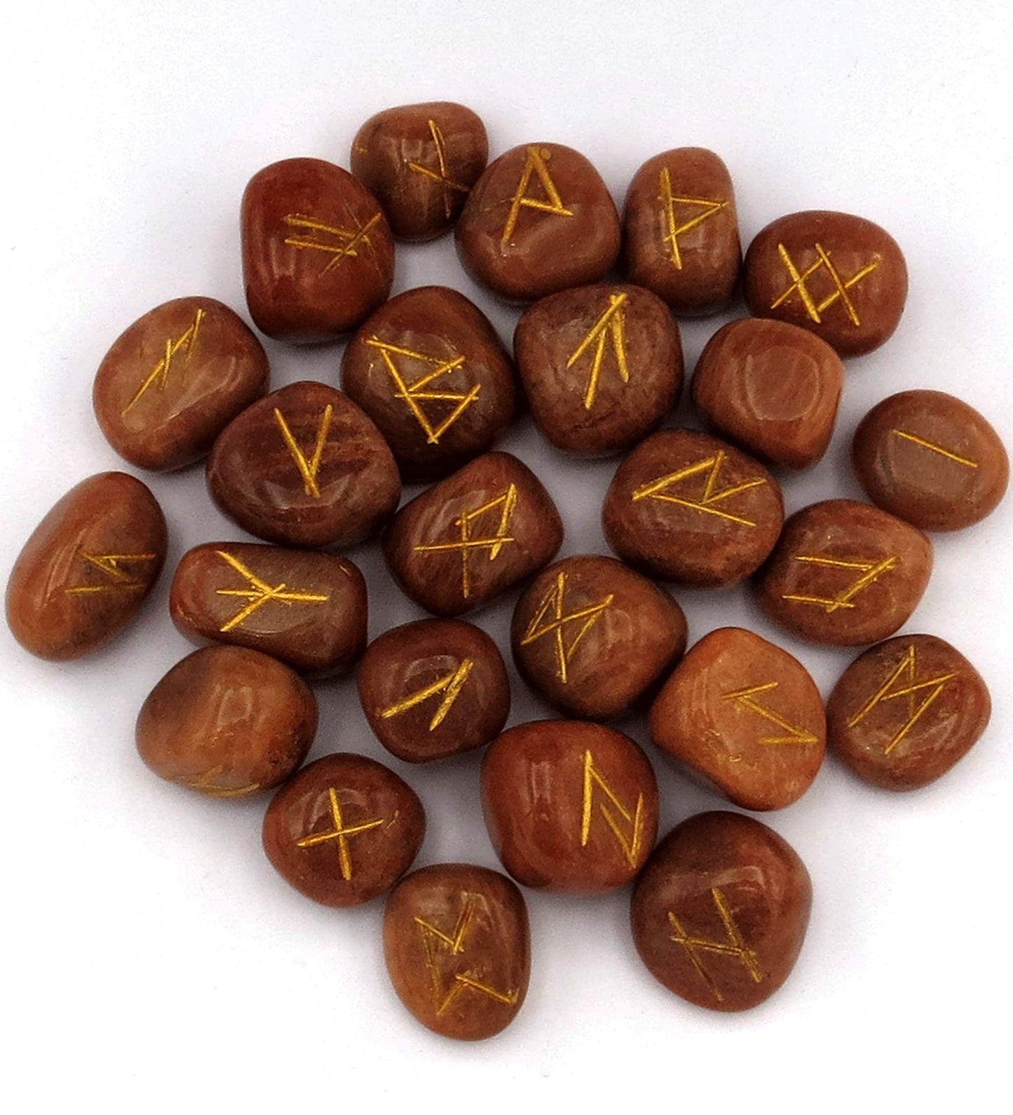 Amazing Gemstone Peach Moonstone Runes Crystal Runes Set of 25 Engraved Rune Stones with Runes Book PDF