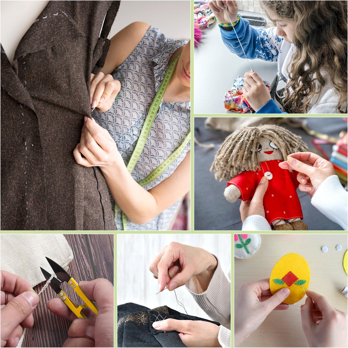 Goeveo Sewing Kit for Adults, 198pcs Newly Upgraded Needle and Thread Kit Gifts for Mom Grandma Friend, Sewing Accessories with Case Portable for Home, Work, Travel, Emergency (198pcs Sewing Supplies)
