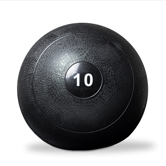 REP Weighted Slam Balls | 10 lb | Exercise and Fitness Balls for Strength Training, Soft Rubber Grip, Non-Bounce Medicine Ball | Crossfit, Home Gym, Fitness, and Core Workouts | Black