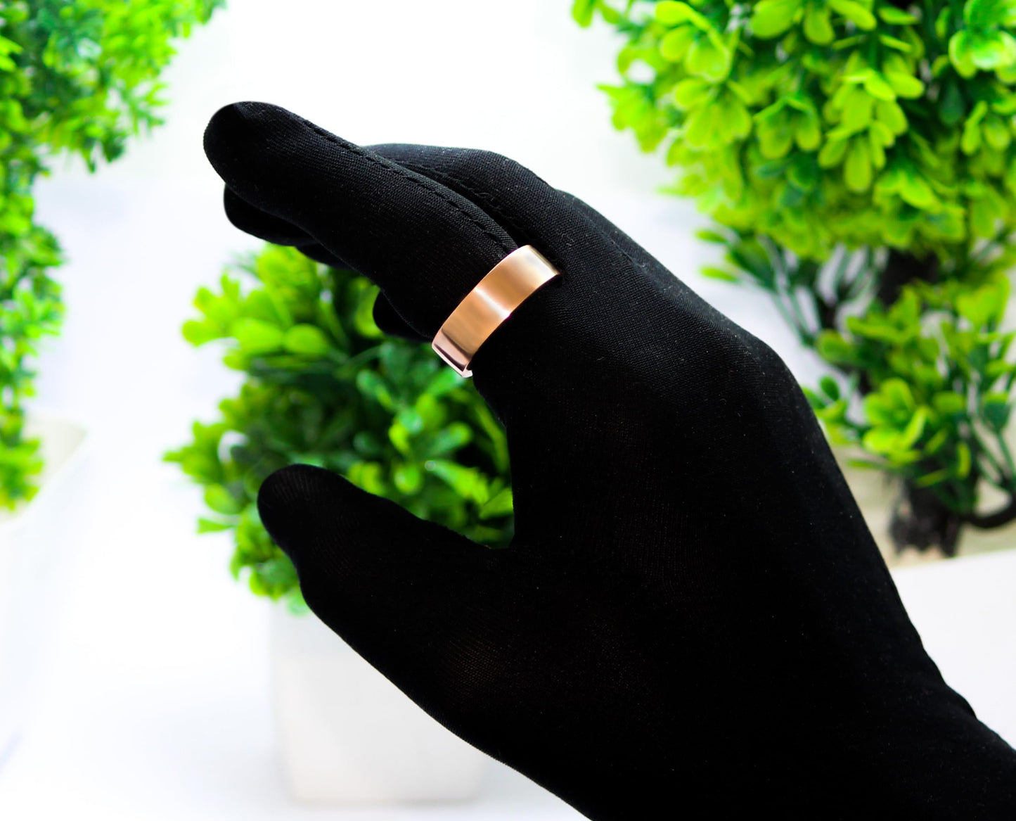 Krishnaa Jewels Pure Copper Handcraftede Natural Healing 2mm Heavy Thick Ring Ethnic Jewelry for Men and Women (6)