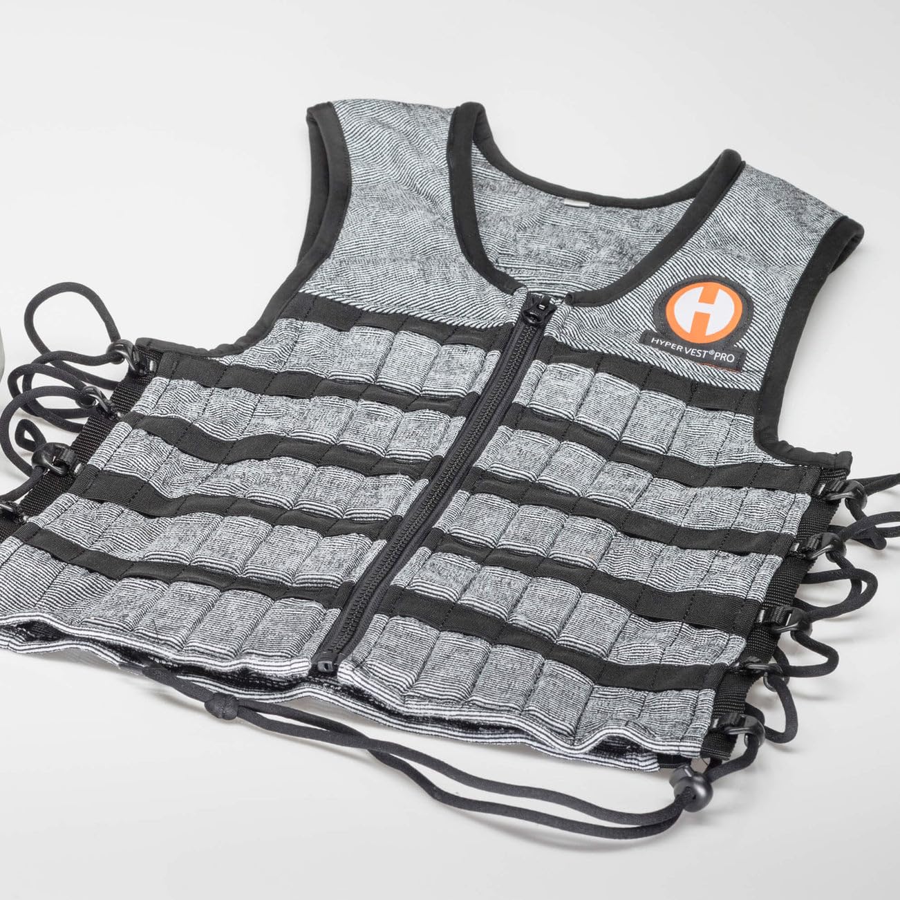HYPERWEAR Hyper Vest PRO Weighted Vest Small – 20 lb Included – Heather Gray