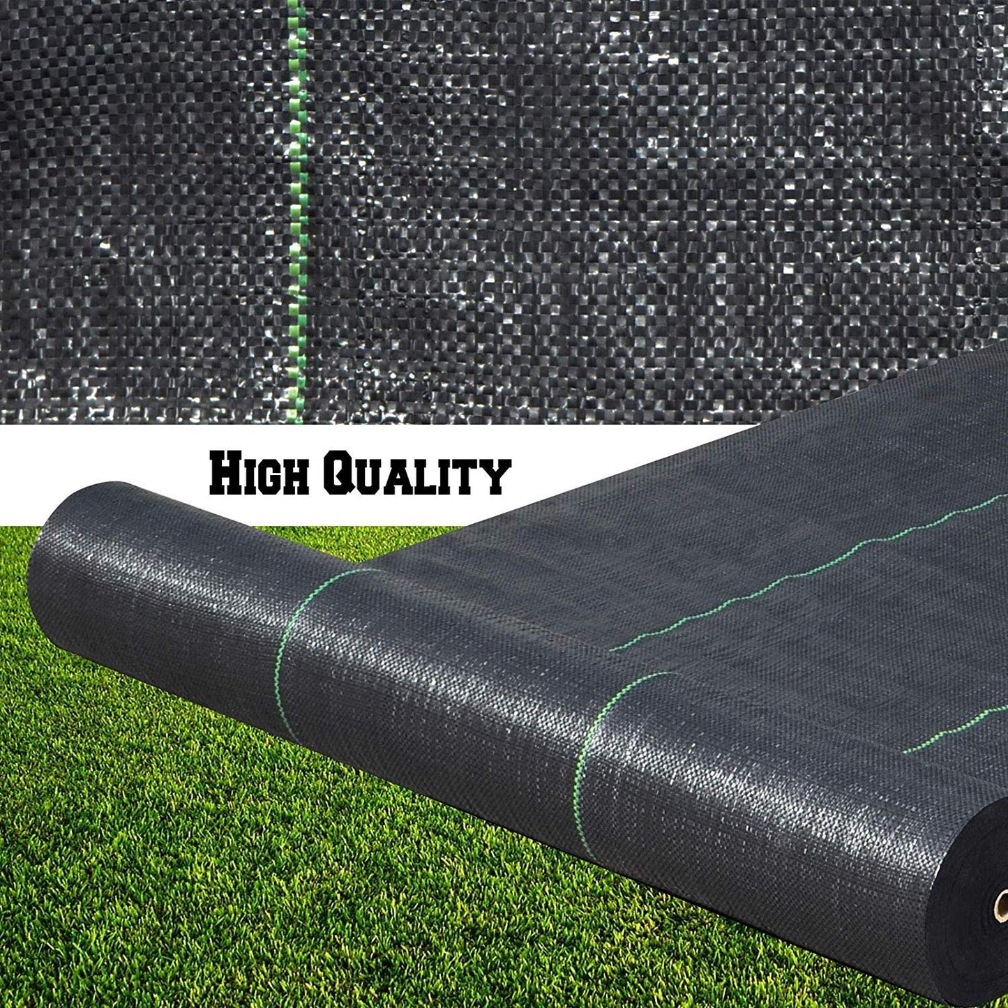 Petgrow Heavy Duty Weed Barrier Landscape Fabric for Outdoor Gardens, Non Woven Weed Blockr Fabric - Garden Landscaping Fabric Roll - Weed Control Fabric in Rolls(4FTx100FT)