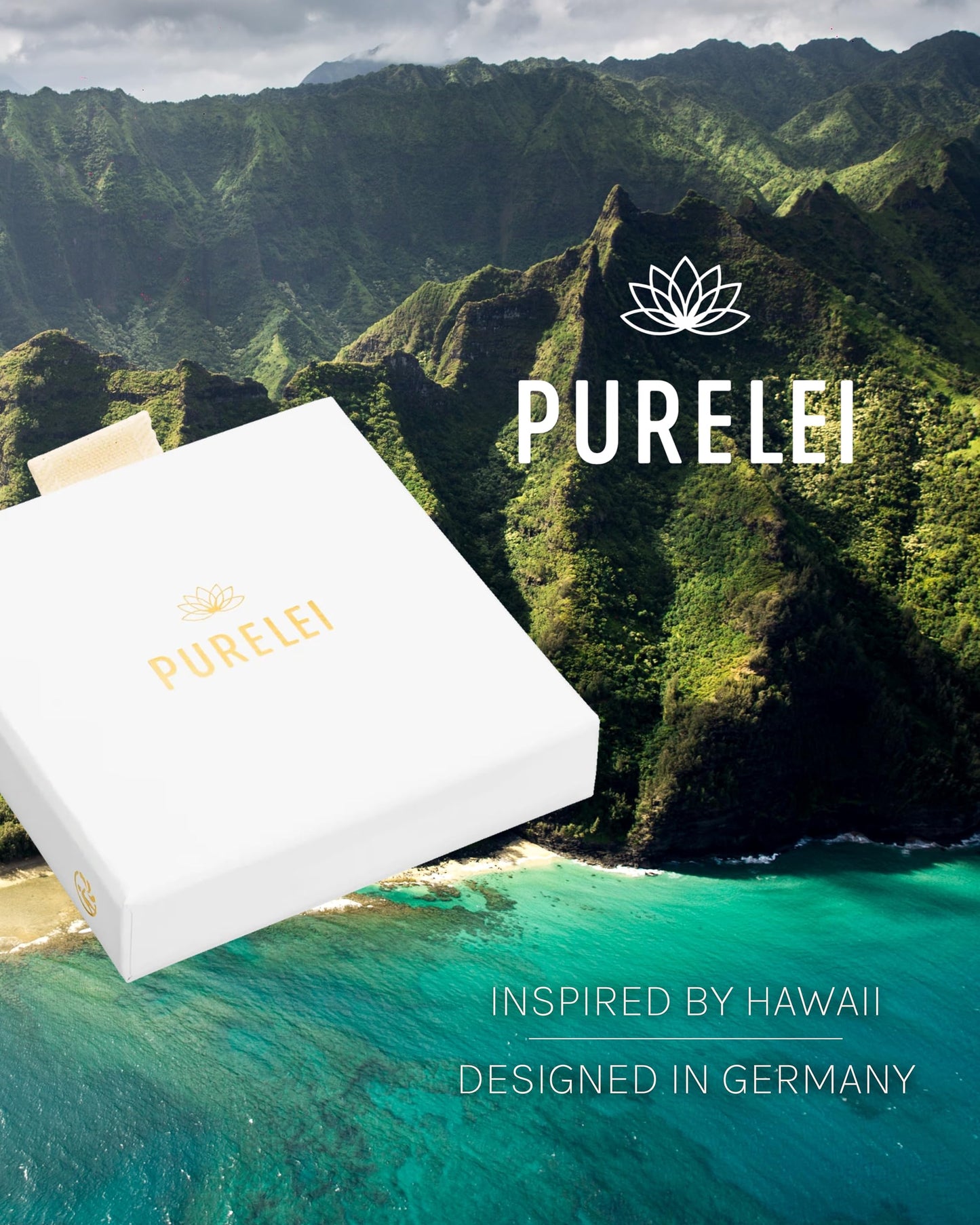 Purelei® Sun Necklace: Waterproof & Adjustable, Chain with sun pendant, 20 to 22 inch adjustable length, 18K Gold plated stainless steel - silver