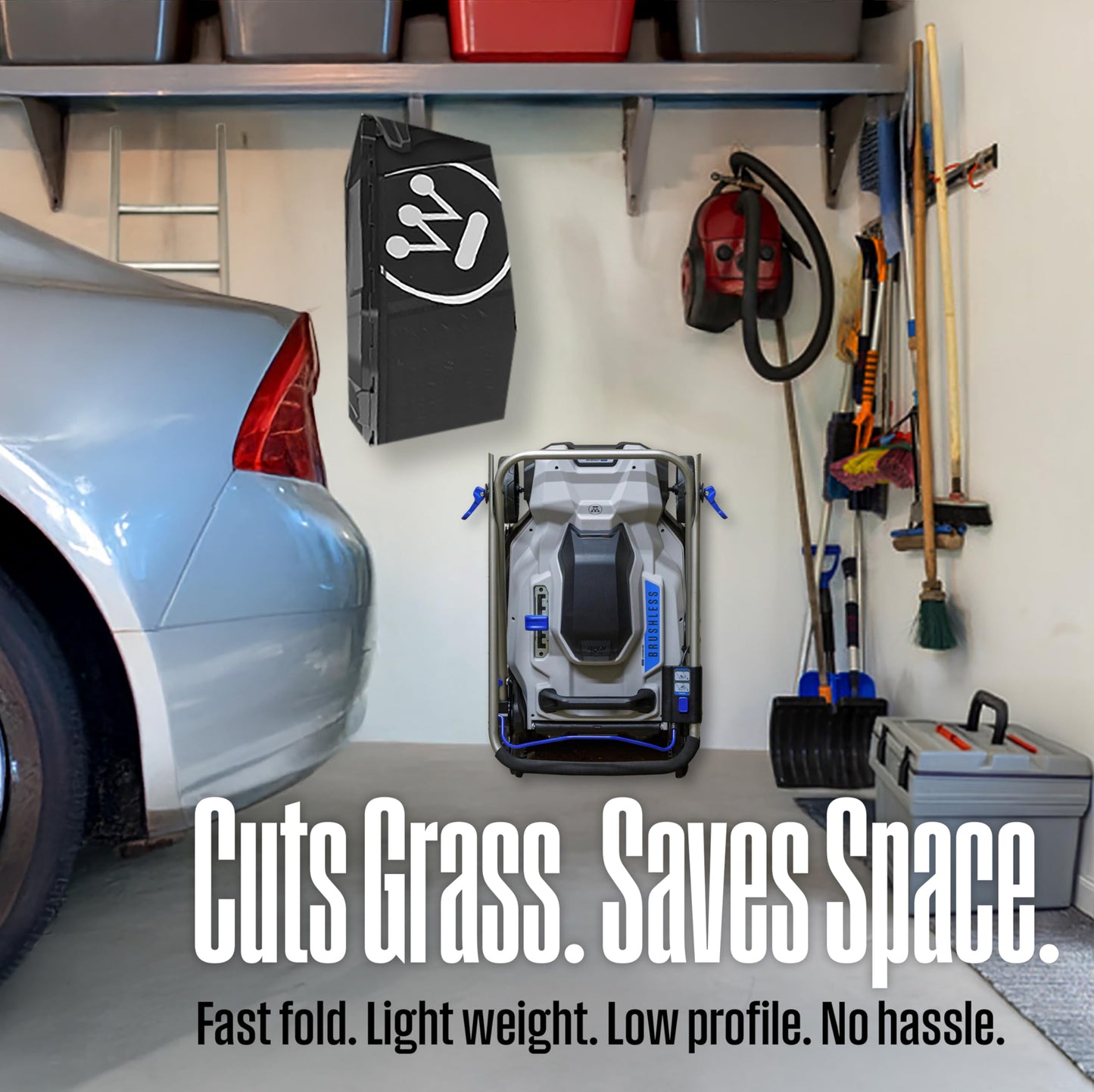 Westinghouse 40V 18 Inch Brushless Cordless (Push) Lawn Mower, 6 Height Positions, 2 4.0Ah Batteries and Charger Included