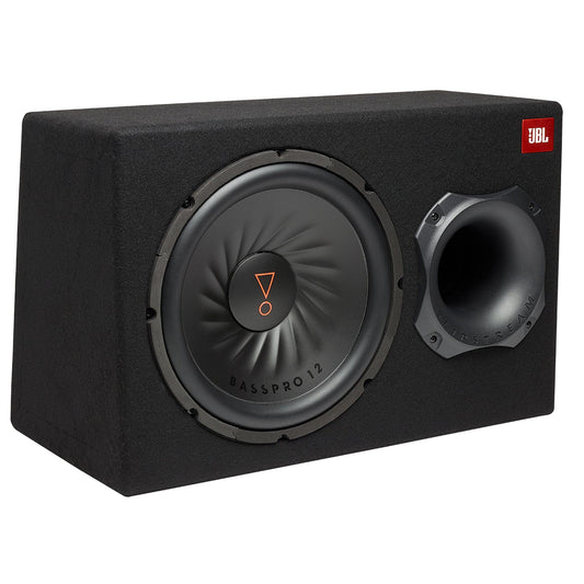 JBL SUBBP12AM - 12” amplified 12” Subwoofer with Sub Level Control, Black