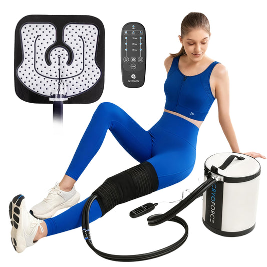 CRYOFORCE CF-1 Cold Therapy Machine with Programmable Timer, Ice Machine for Knee After Surgery, 12QT Knee Ice Machine After Surgery, Portable ACL Cryotherapy Pain Relief System
