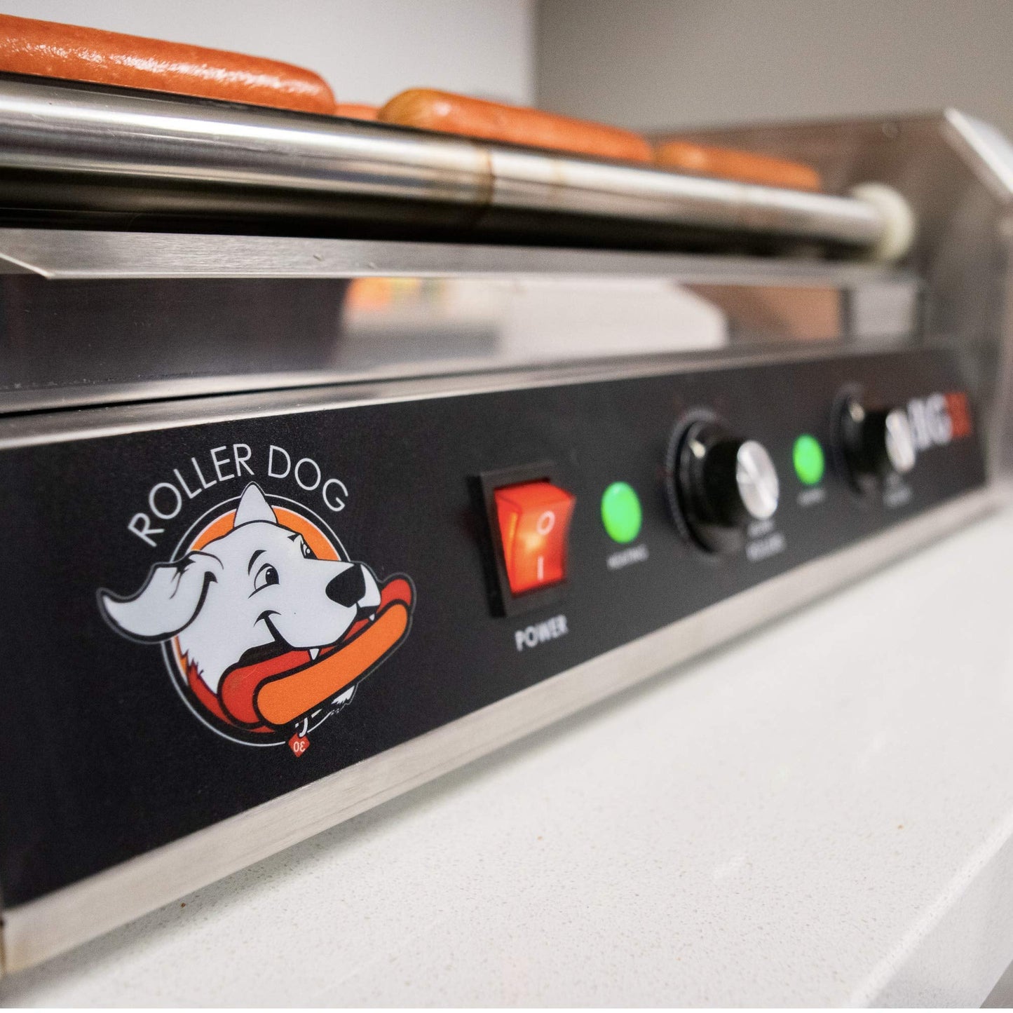 Roller Dog RDB30SS Commercial 30 Hot Dog Roller Grill Cooker Machine