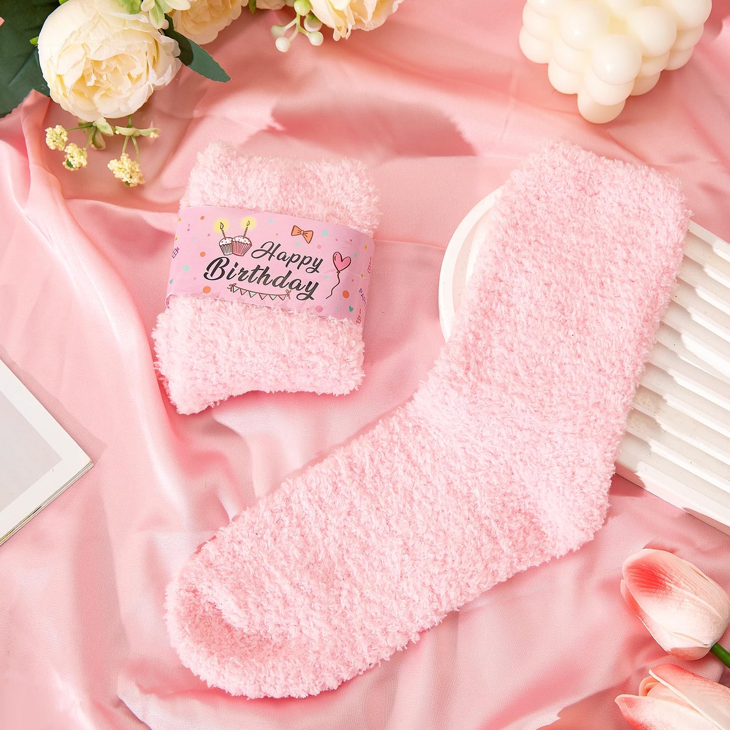 Birthday Gifts for Women Pink Gift Basket Friendship Gift Relaxing Set Best Friend Unique Gift Ideas for Women Gift Box for Sister Birthday Presents