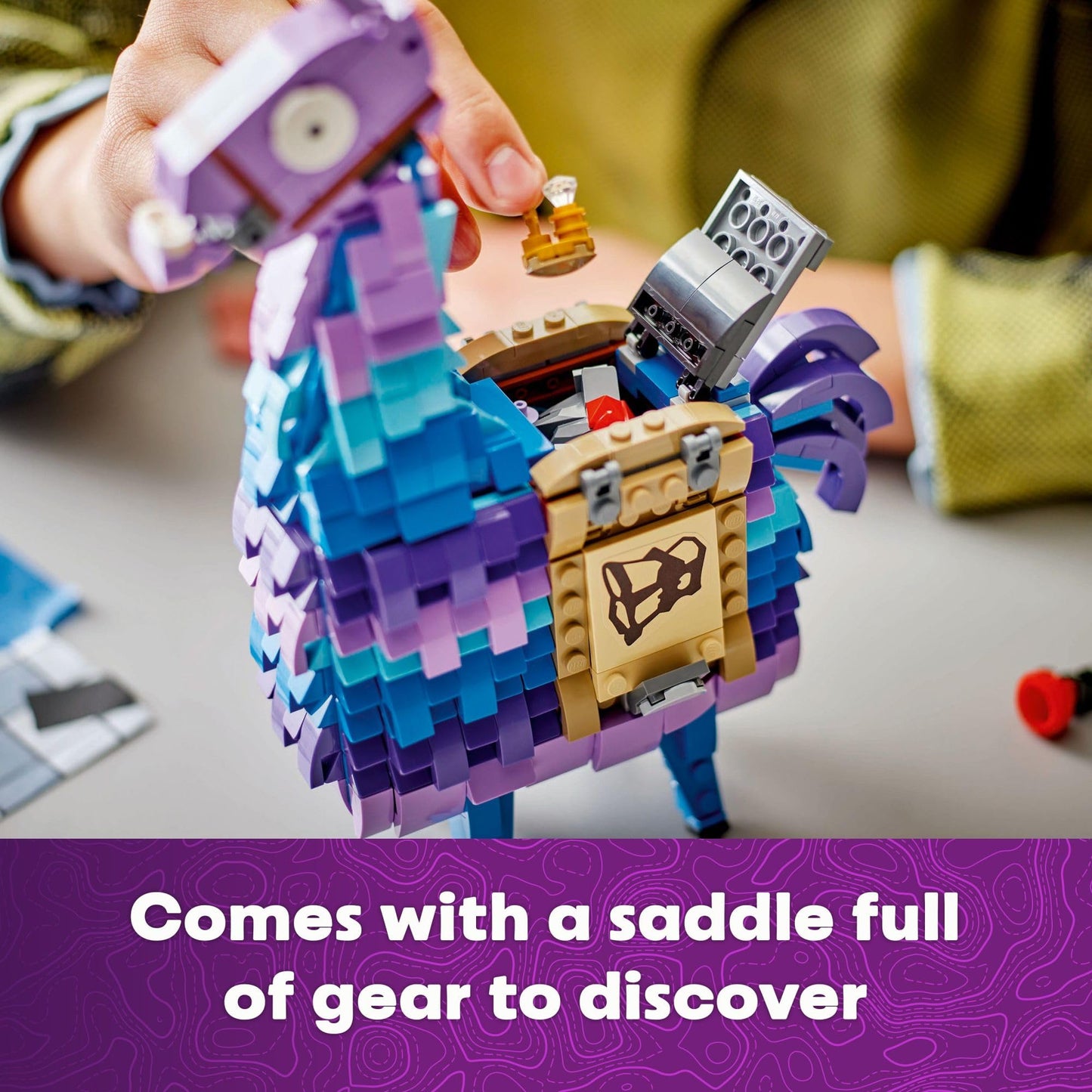 LEGO Fortnite Supply Llama Building Set - Kids Toy for Gamers, Ages 12+ - Display Model, Collectible Fortnite Toy - Gift for Boys & Girls - 77071