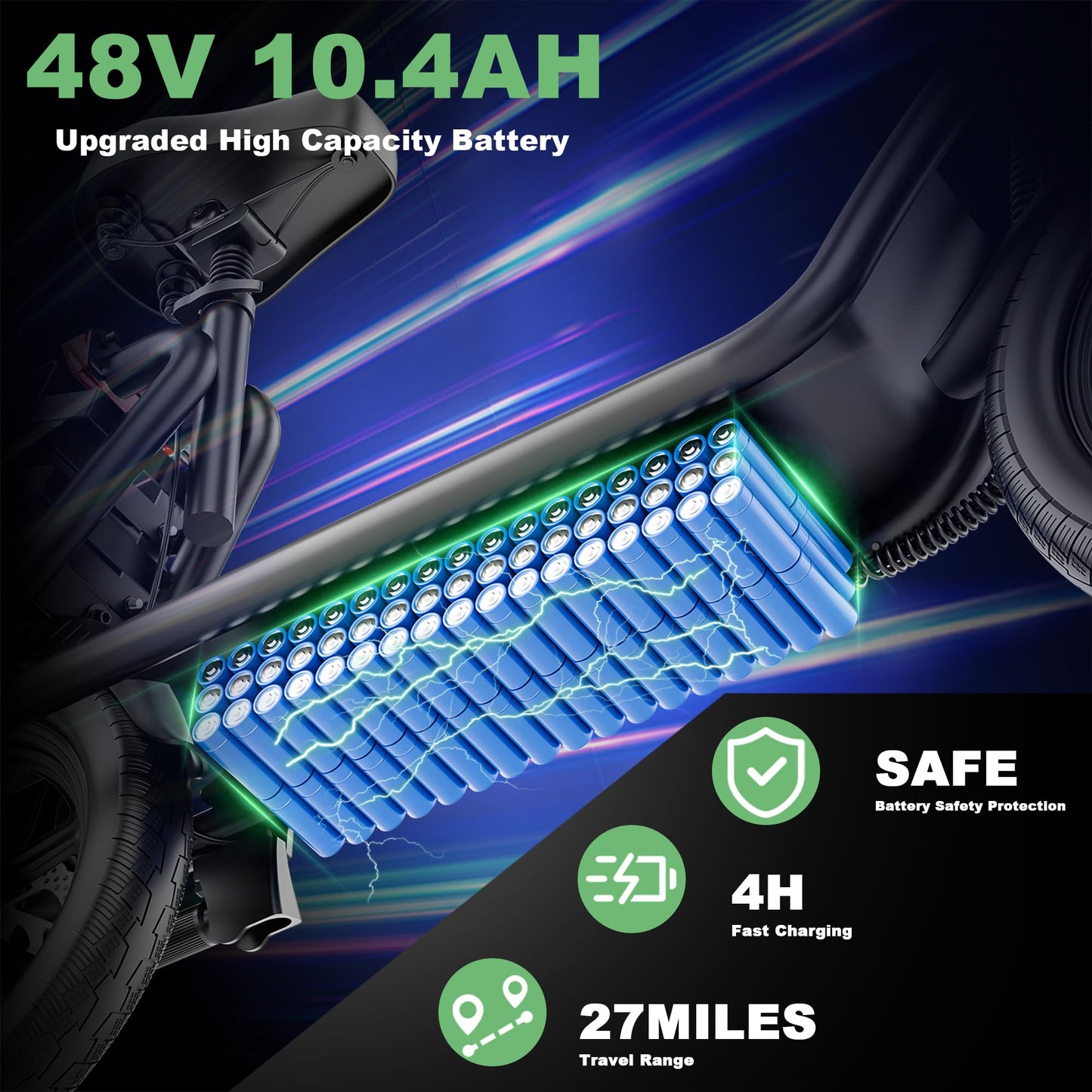 NAVIC Electric Scooter Adults,27Mile Range,Top Speed 22Mph,750W Peak Motor,14'' Pneumatic Tires,Electric Scooter for Adults,Foldable e Scooter with Back Basket