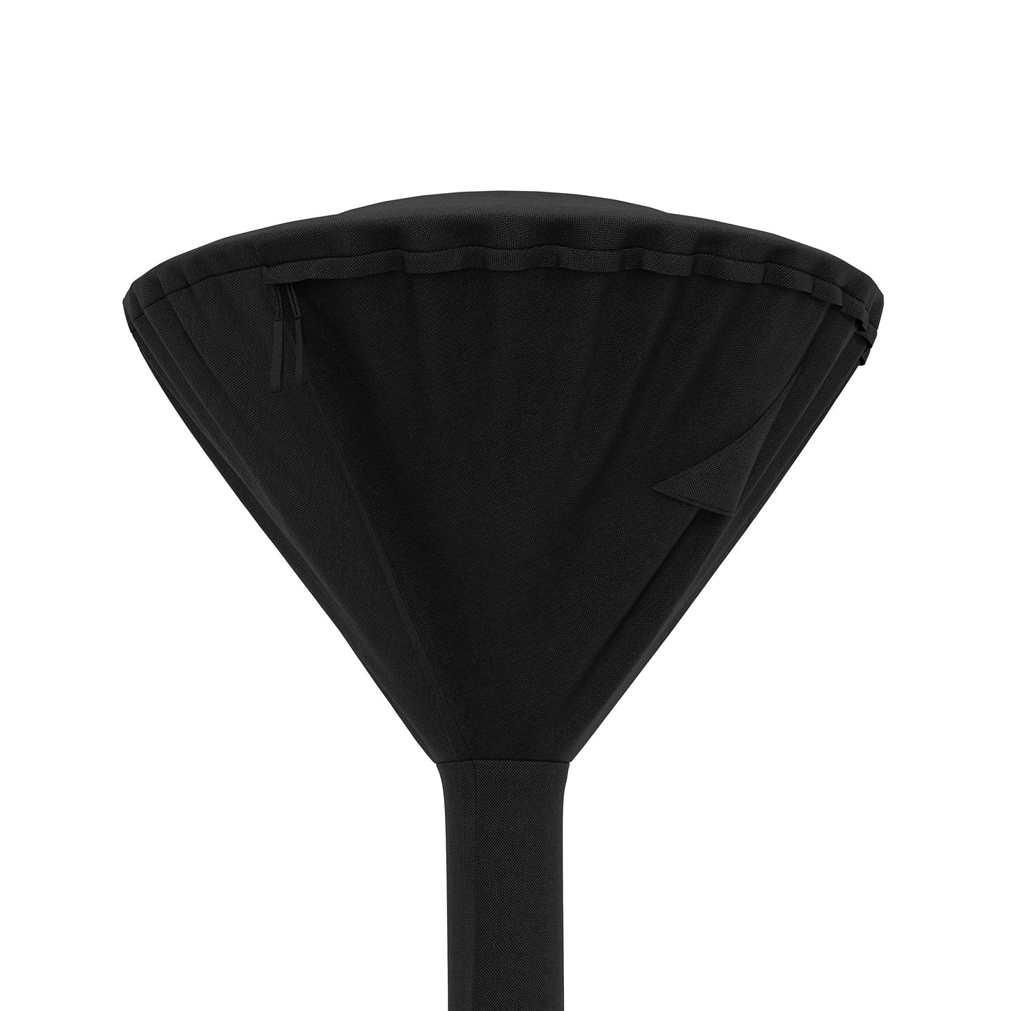 Amazon Basics Outdoor Round Stand Up Patio Heater Cover, Wind-Resistant, Snow-Resistant, Water-Resistant, Black, 36" x 18.5" x 95"
