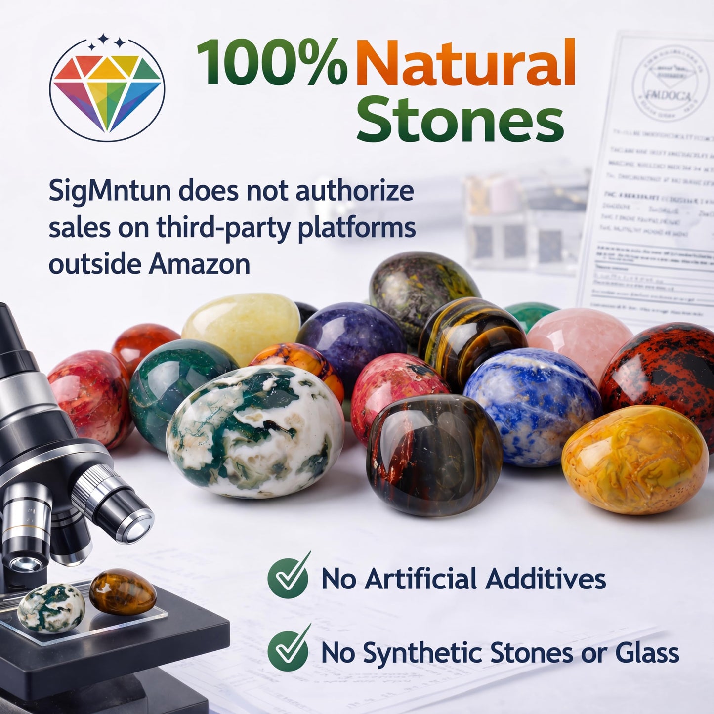 Super Large Polished Moss Agate Healing Crystal Stones - 2 Pcs of 1.2" Worry Stone for Anxiety, Pocket Palm Gemstones Handpicked Natural Tumbled Rocks for Meditation, Reiki, Chakra, Home Decor