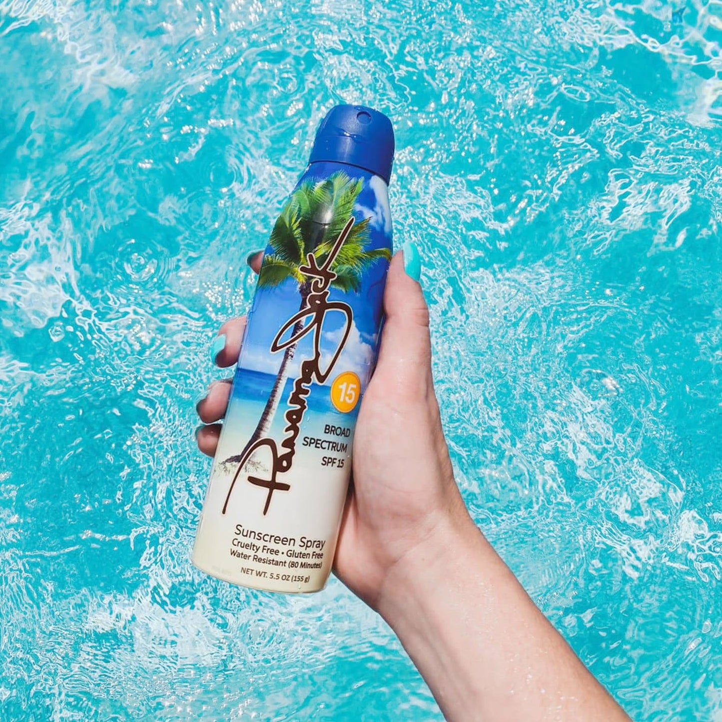 Panama Jack Continuous Spray Sunscreen - SPF 15, Broad Spectrum UVA/UVB Protection, PABA, Paraben, Gluten & Cruelty Free, Water Resistant (80 Minutes), 5.5 OZ (Pack of 12)