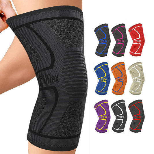 UFlex Athletics Knee Brace for Men and Women Knee Compression Sleeve Support for Arthritis Joint Pain Relief, Workout, Swelling, Sports, Circulation, Running, Recovery Support for ACL & Meniscus Tear Small Black