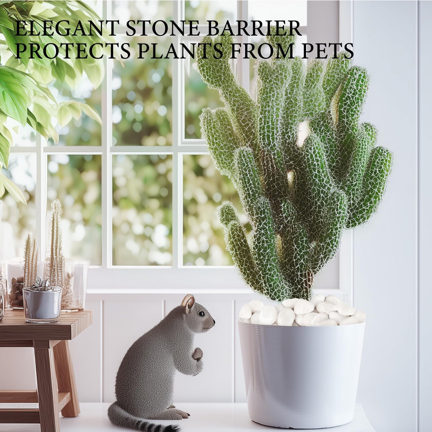BIOMAND 18lb White River Rocks for Plants, 1-3 Inch Pebbles for Indoor Plants, Polished Garden Rocks Outdoor Landscaping, Decorative Stones for Vases, Succulents, Aquarium, Walkways