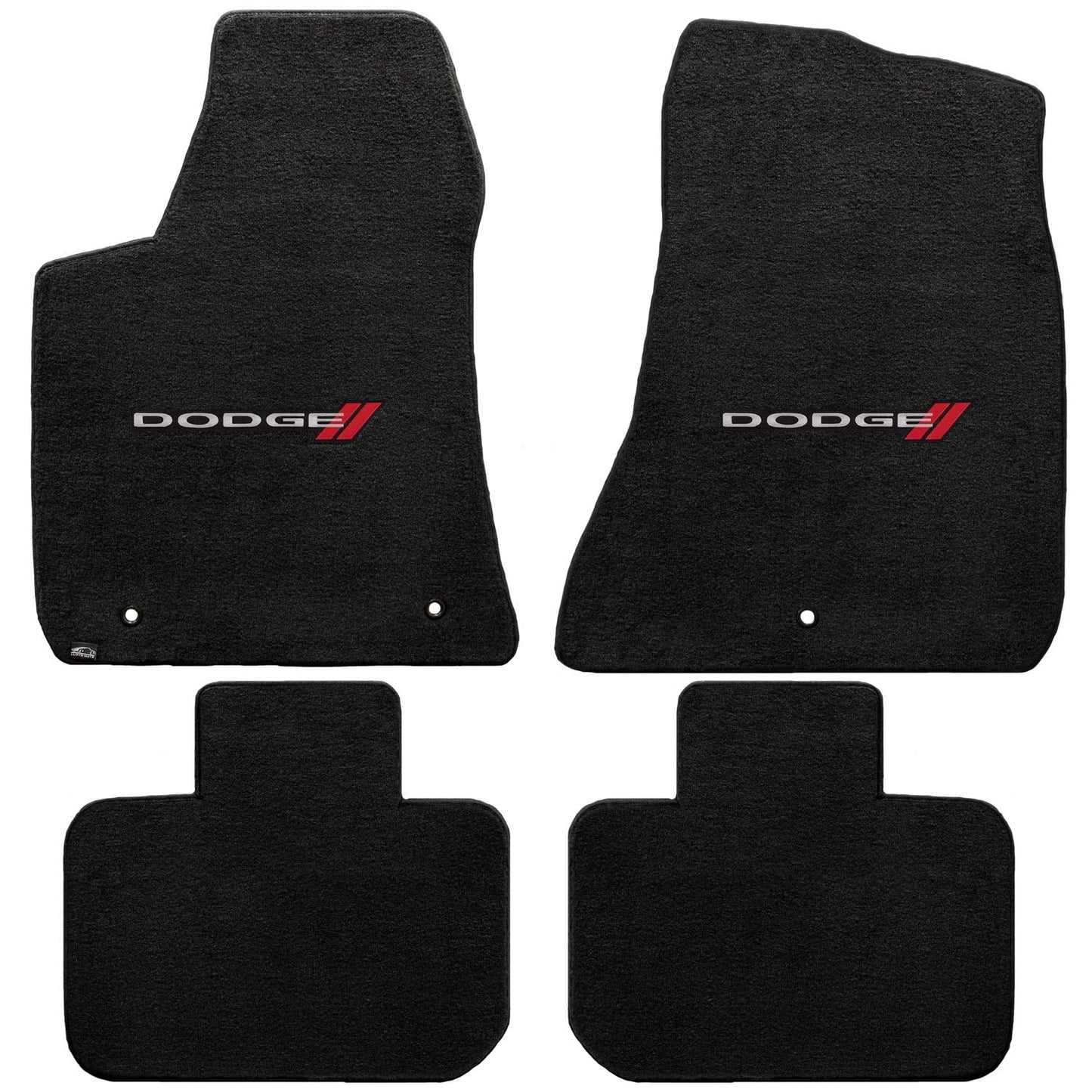 Lloyd Mats Custom-Fit Carpeted Floor Mats Premium Luxury Car Floor Liners for Dodge Charger RWD 2011-2023 (Charcoal, Fronts + Rears)