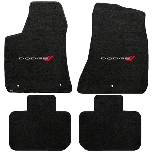 Lloyd Mats Custom-Fit Carpeted Floor Mats Premium Luxury Car Floor Liners for Dodge Charger RWD 2011-2023 (Charcoal, Fronts + Rears)