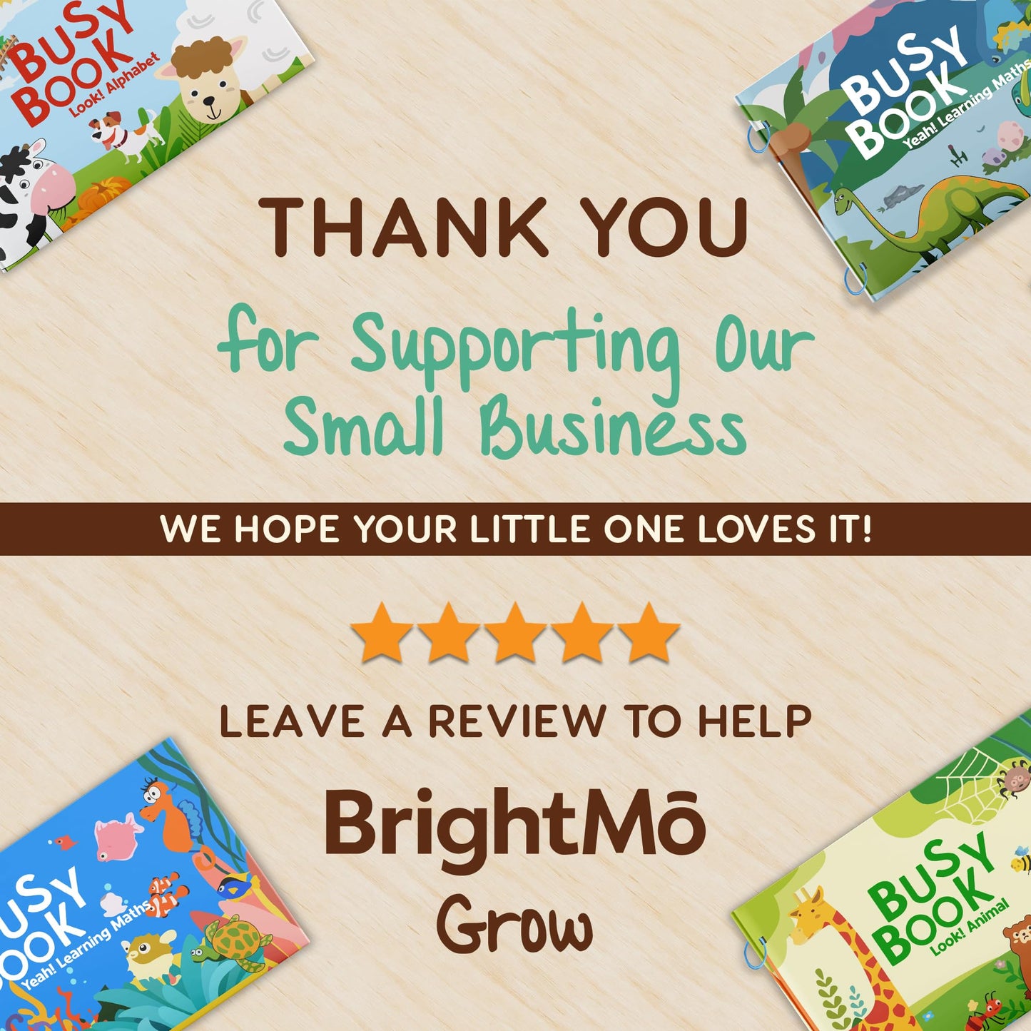 BrightMō Montessori Busy Book Set (4-in-1) – Preschool Learning Activities for Ages 3+, Fine Motor Skills, Travel Activity Kit, Dinosaur Farm Ocean Animal Themes