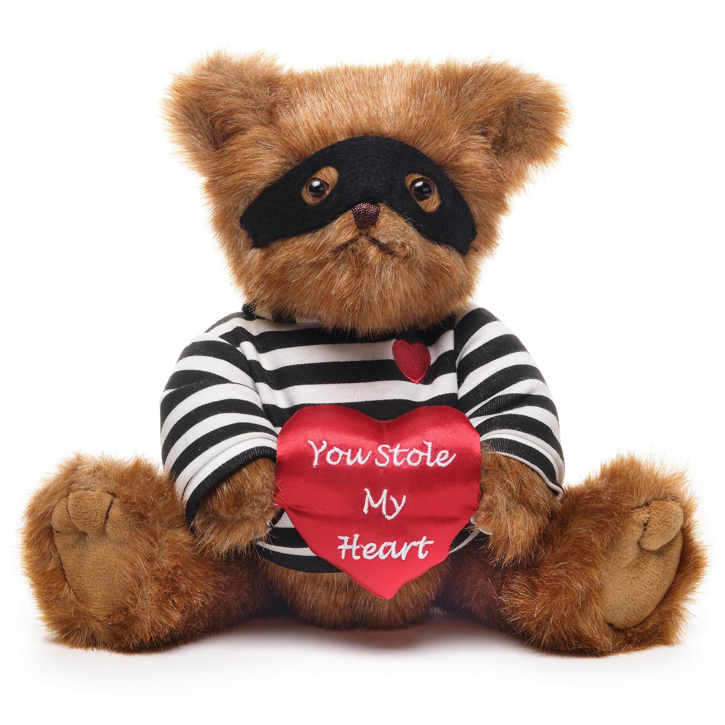 Bearington Remington Teddy Bear Lawless Lover You Stole My Heart - 10" Soft and Cuddly Valentines Day Stuffed Animals -Adorable Bears Stuffed Animal Plush Gift