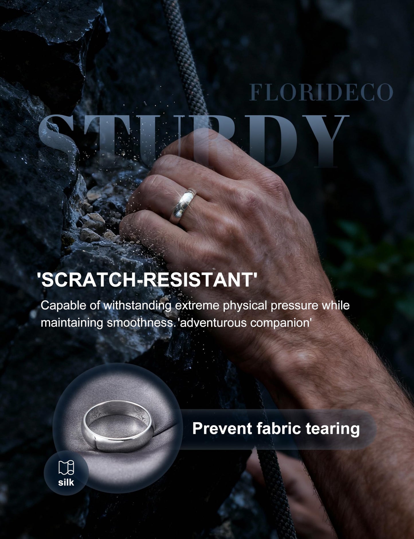 Florideco 5mm Stainless Steel Ring Wedding Bands for Women Mens Ring Wedding Band Plain Dome High Polished Size 9