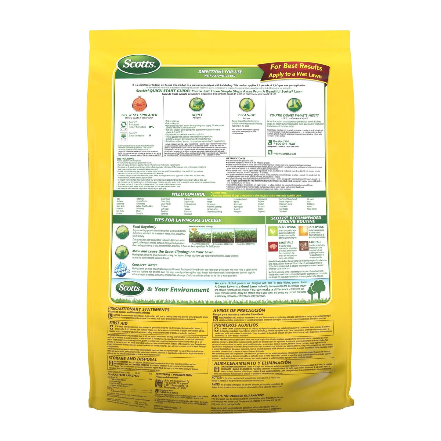 Scotts Turf Builder Weed and Feed 3, 5,000 sq. ft.