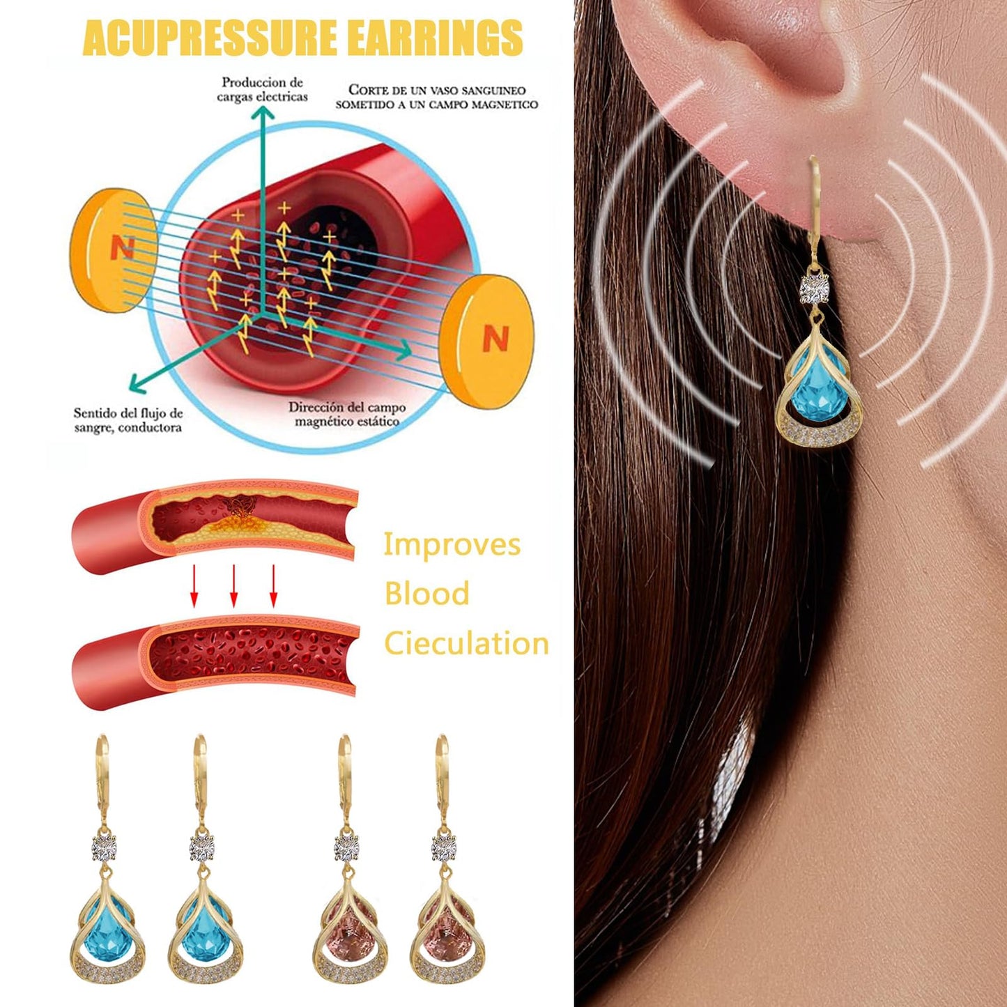 Lymphatic Earrings for Women Silver Zircon Hoop Huggie Earrings Dainty Fashion Jewelry Gifts