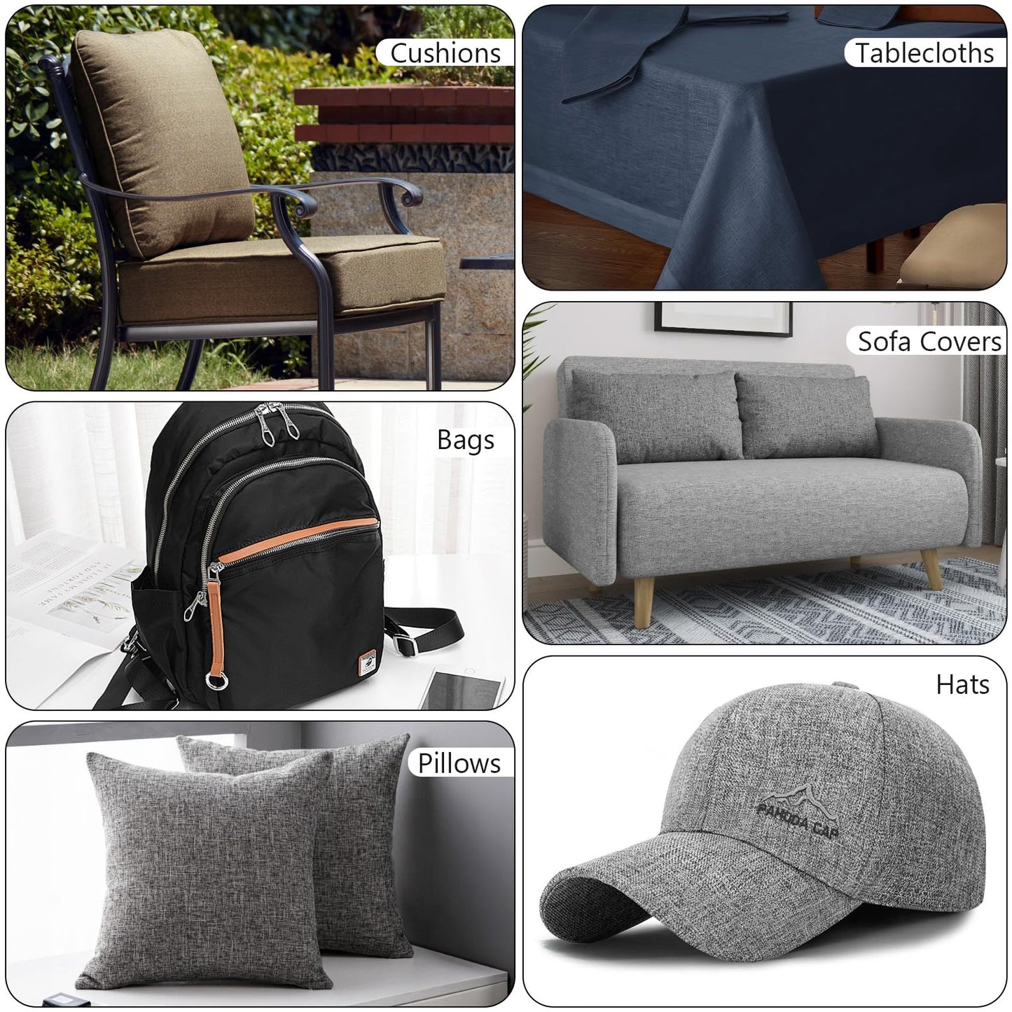 Waterproof Canvas Fabric by The Yard, 58inch 600D Upholstery Fabric Polyester Material Outdoor Water Resistant Material for Sewing Chair Patio Cushion Bag Sofa Seat Repair, 1 Yard Coffee