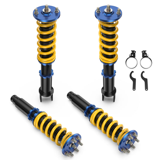 AUTOSTARSHIP Height Adjustable Coilover Lowering Kit Compatible for 09-14 Honda ACURA TSX, 08-12 Honda Accord Suspension Coil Spring Strut Shocks (4pcs)