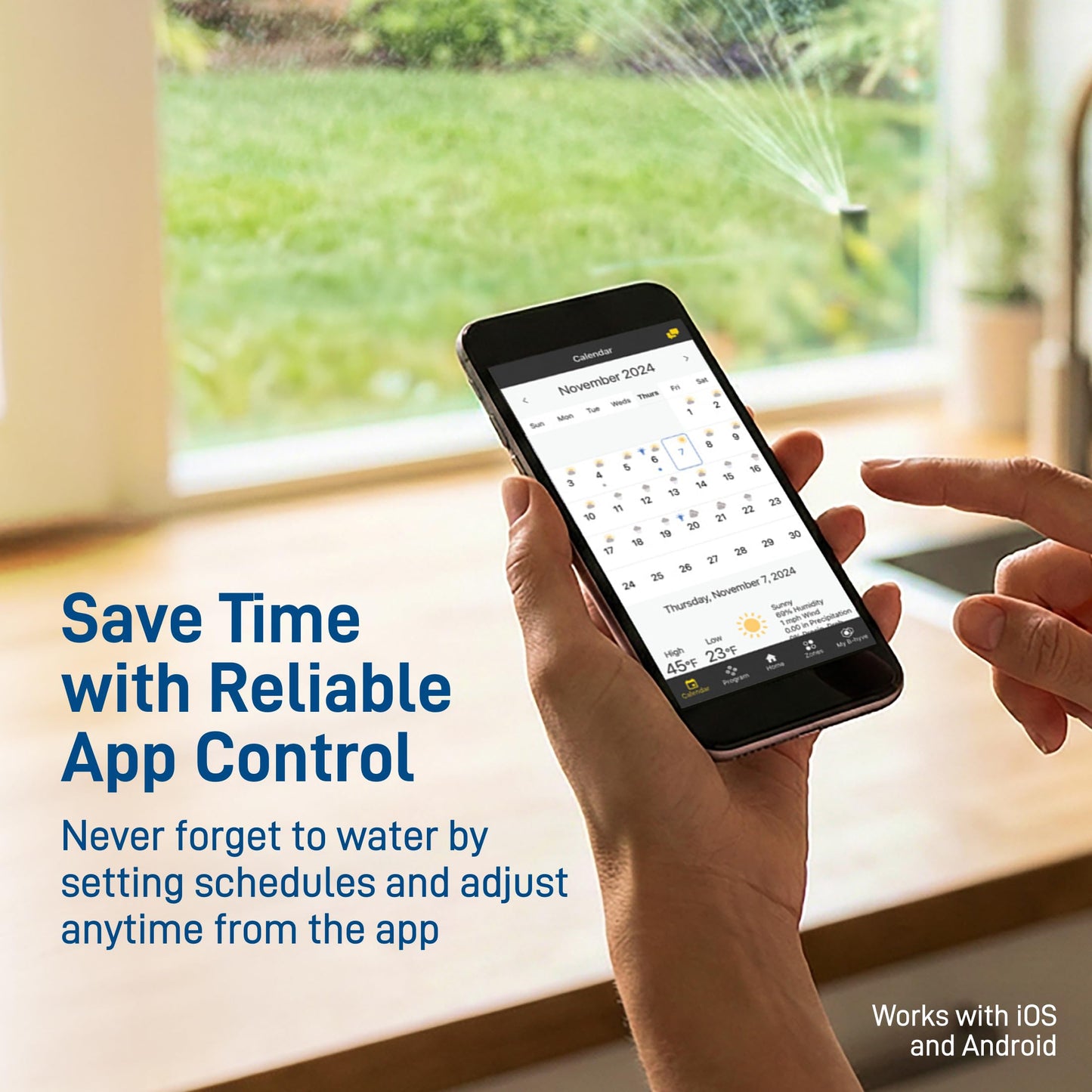 Orbit B-hyve XD 4-Port Smart Hose Watering Timer with Wi-Fi Hub - App Controlled Irrigation Timer - Smart WeatherSense Auto Watering - Multi Valve Yard Irrigation System - 24639