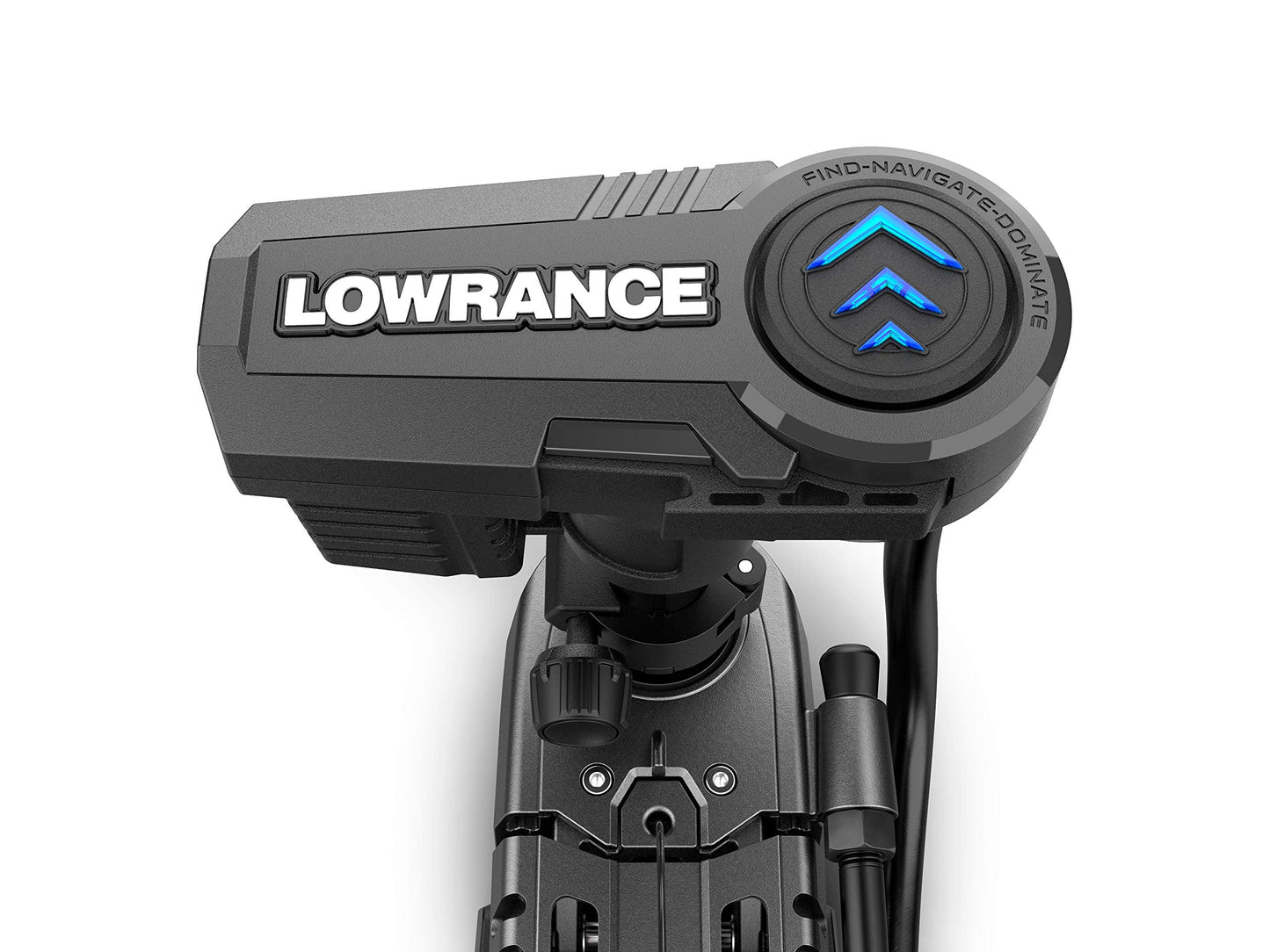 Lowrance Ghost Freshwater Trolling Motor, 47-inch Shaft, Bow Mount, 97/120 lbs Thrust with Configurable Foot Pedal, HDI Sonar, 000-14937-001