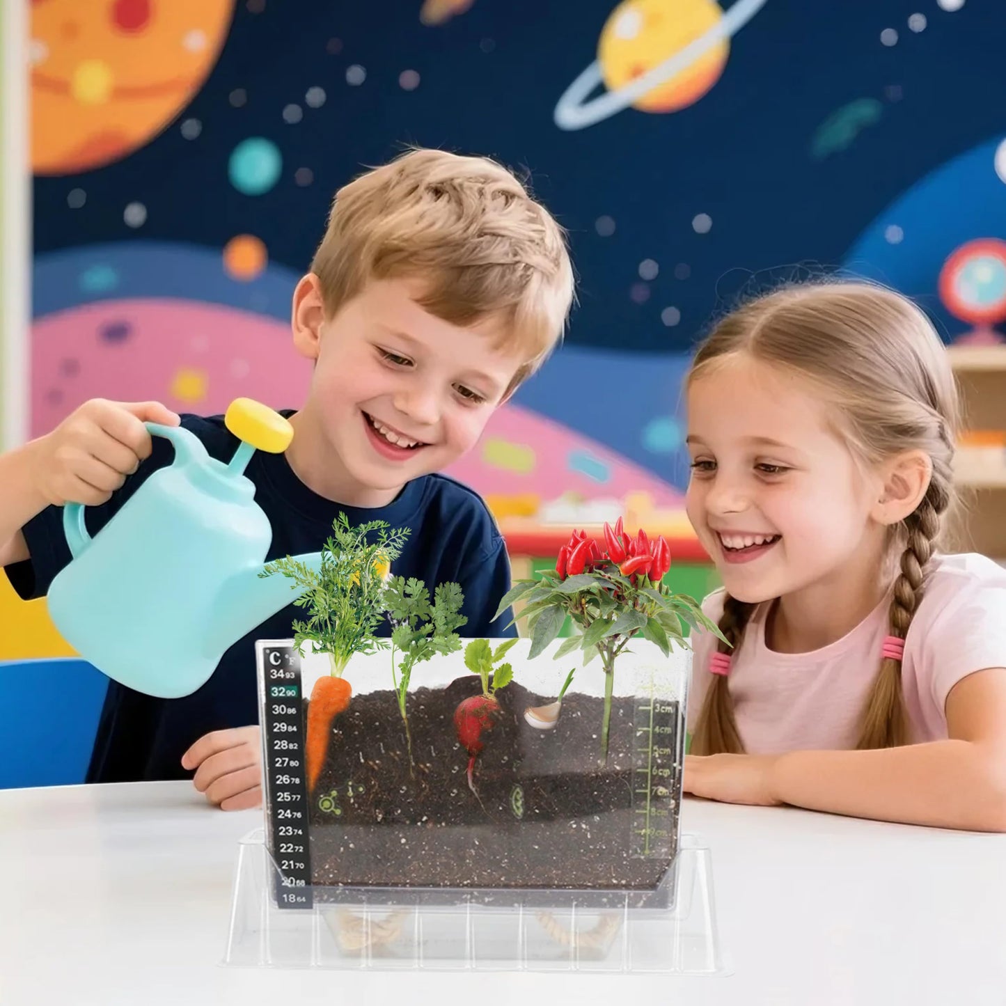WKLOUYHE Root Viewer Kit for Kids - STEM Science Toy & Craft Growing Kits for Ages 6 7 8 9 10 Birthday Easter Gifts for Boys and Girls - Kids Gardening Set
