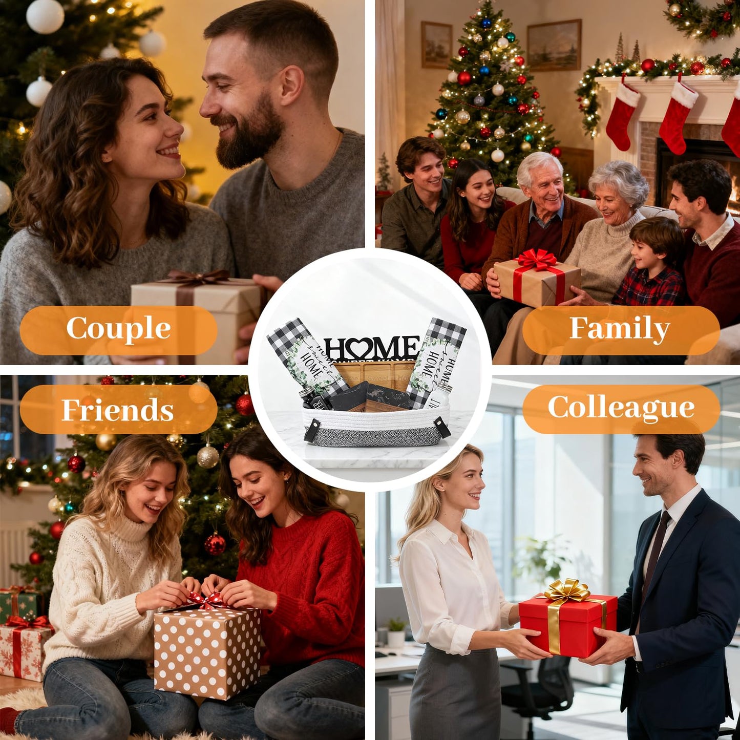 Hoomast House Warming Gifts New Home, 10 Pcs Housewarming Gift Ideas, New House Gift Basket for Homeowners Couples Women, Closing Gifts for Home Buyers