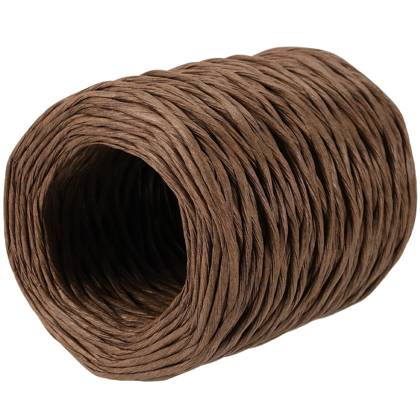 MOUYAT 4 Rolls Total 656 Feet x 2mm Brown Floral Wire, Rustic Vine Bind Wire, Paper Wrapped Rattan Rope for Crafts, Flower Bouquets Crown, Christmas Wreaths, Wedding, Weaving Basket
