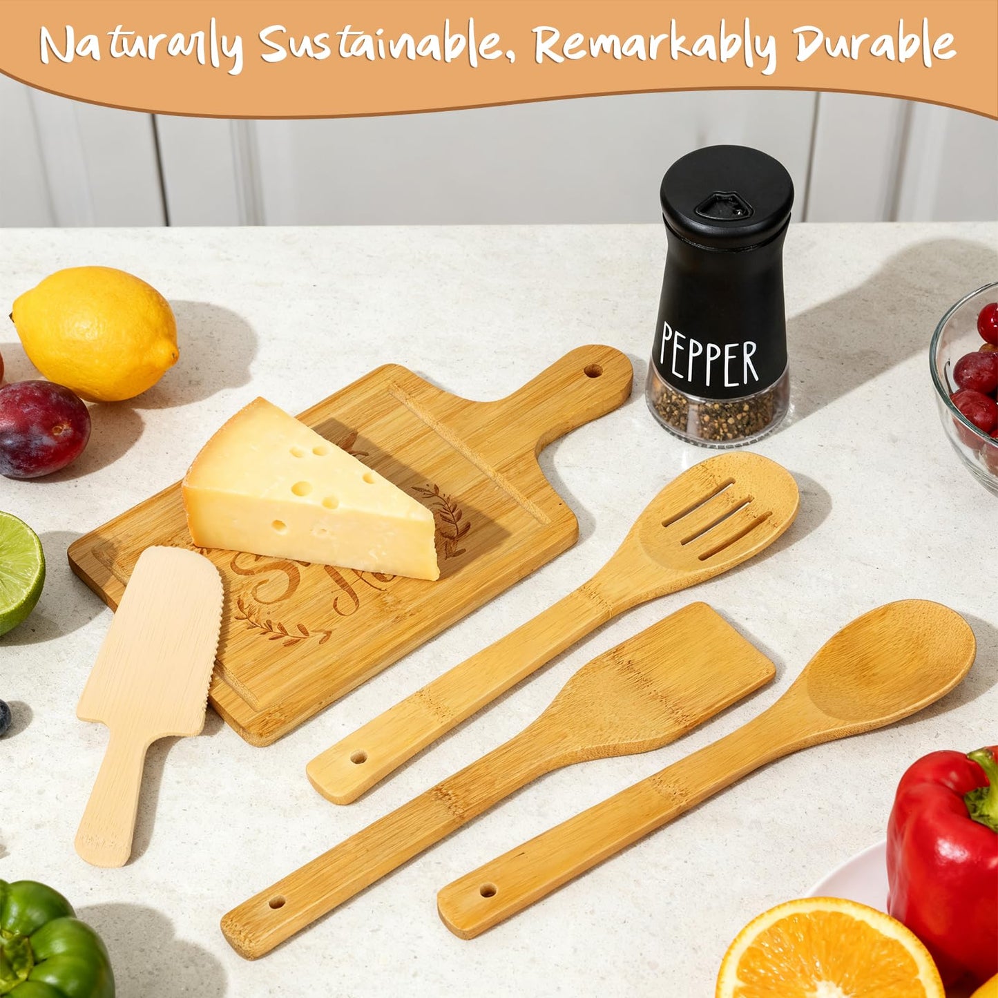 House Warming Gifts New Home, 13 Pcs New House Gift Basket, Home Essentials for New Home Gift Set, Home Sweet Home Bamboo Serving Board for Couple Women Men