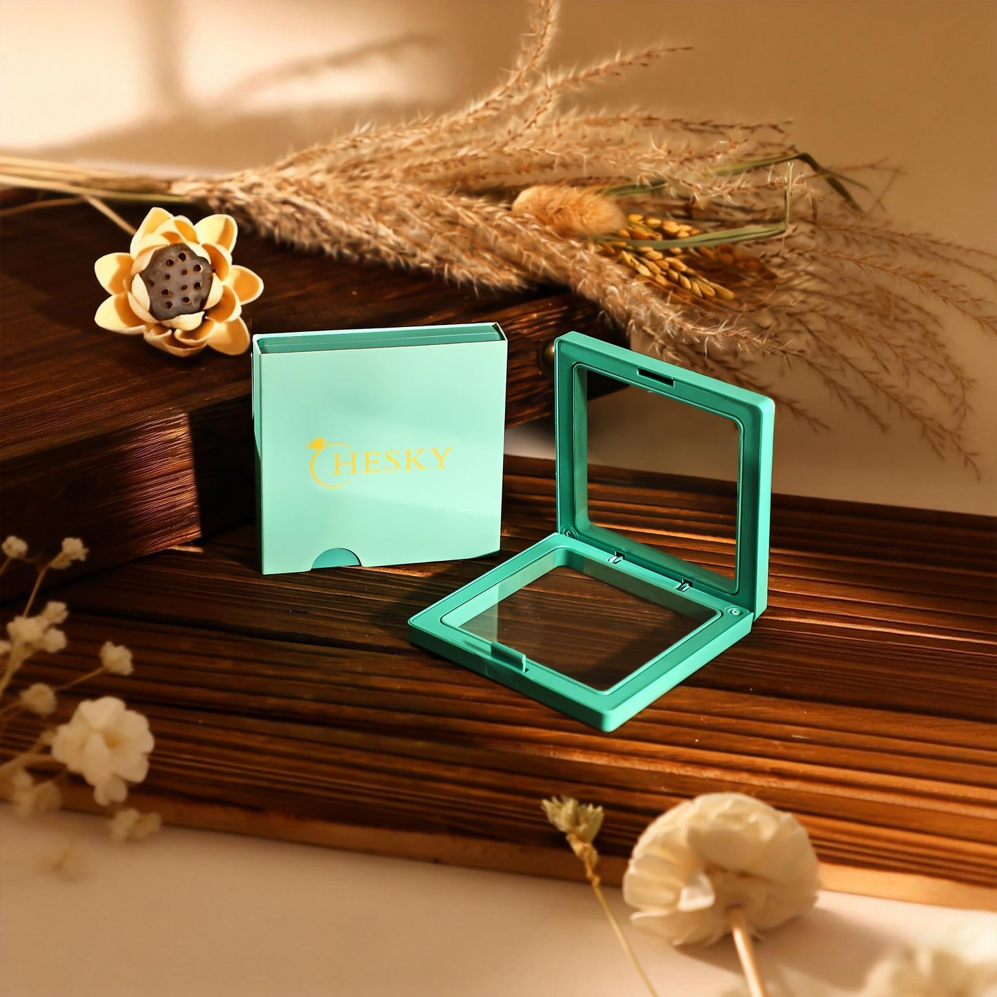 CHESKY Layered Gold Necklaces for Women Trendy, Dainty 14K Gold Plated Square Pendant Necklace Stackble Stacking Necklace Gold Jewelry Set for Women Gifts