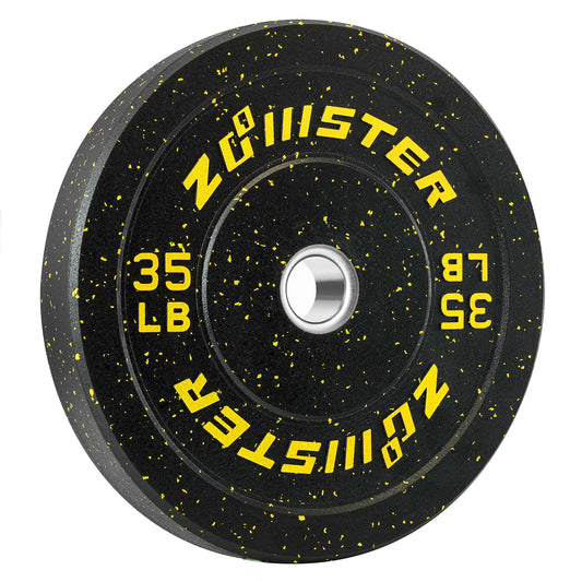 Bumper Weight Plate Olympic Plate Hi-Temp Bumper Weight Plate with Steel Insert Strength Training Weight Lifting Plate (35LB X 1)