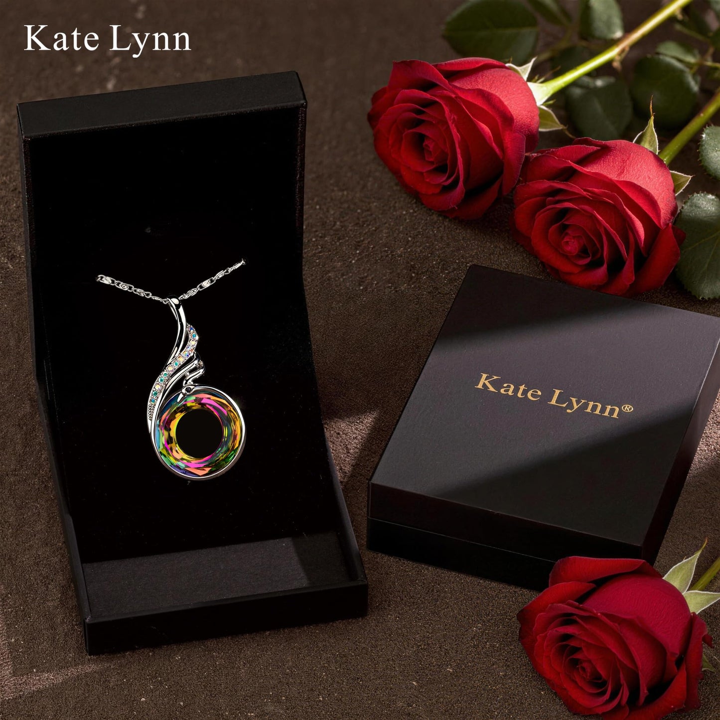 Kate Lynn Phoenix Necklace for Women Jewelry for Women Crystal Pendant Necklace Birthday Gifts for Women Unique Necklaces for Ladies Friends