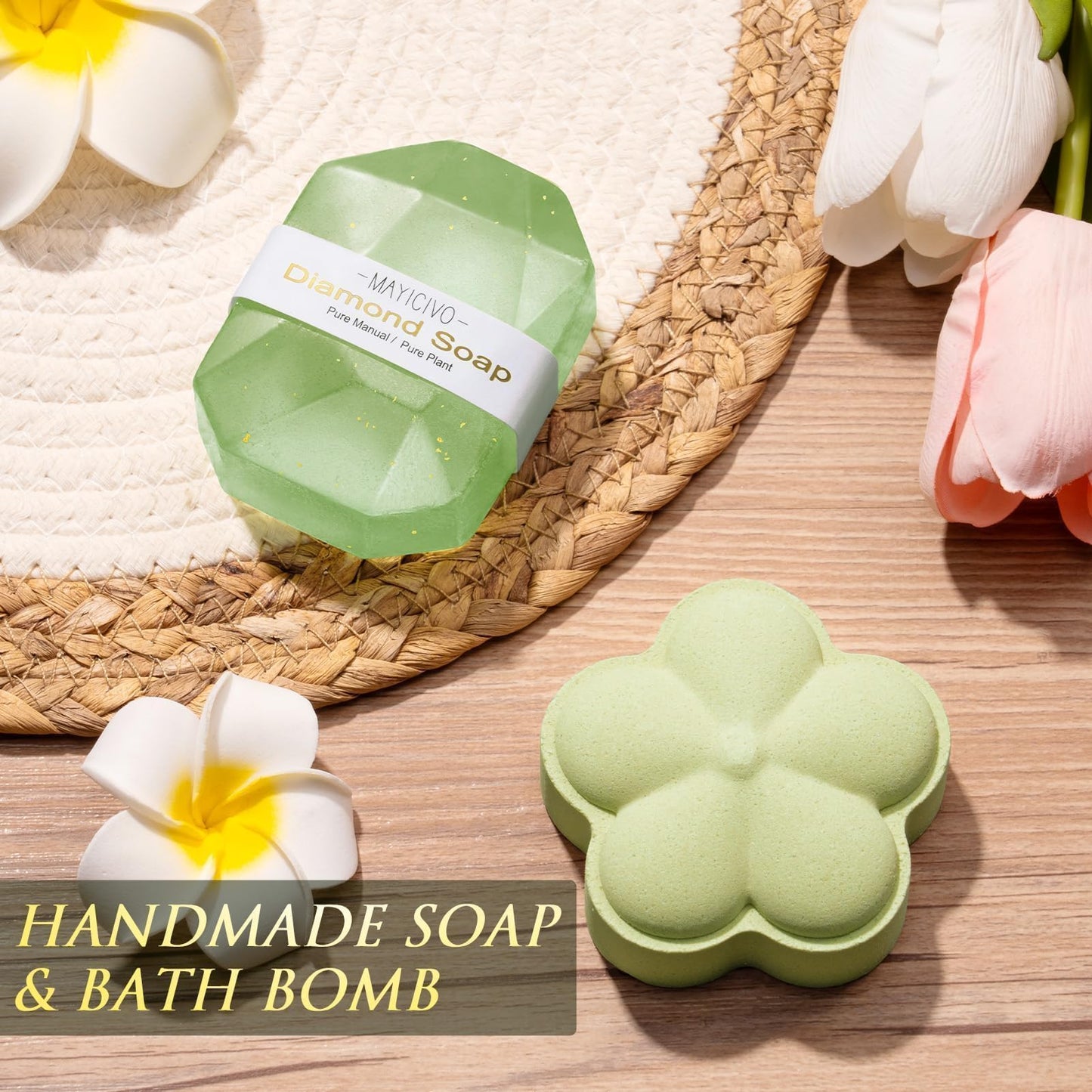 Mothers Day Birthday Gifts for Women Self Care Gift, Vanilla Coconut Relaxing Spa Gift Basket Bath Set Get Well Soon Care Package Easter Gifts for Women Mom Her Sister Friend Wife Grandma w/ Blanket