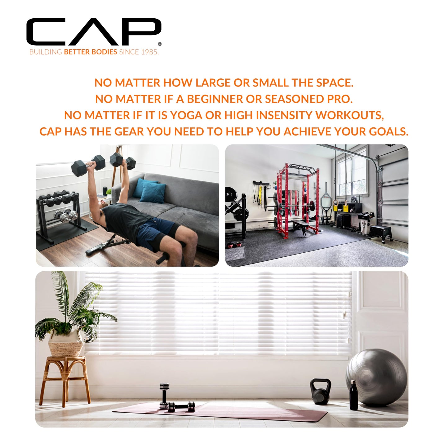 CAP Barbell FM-8000F Series Steel Green Home Gym, 300 lbs Weight Capacity