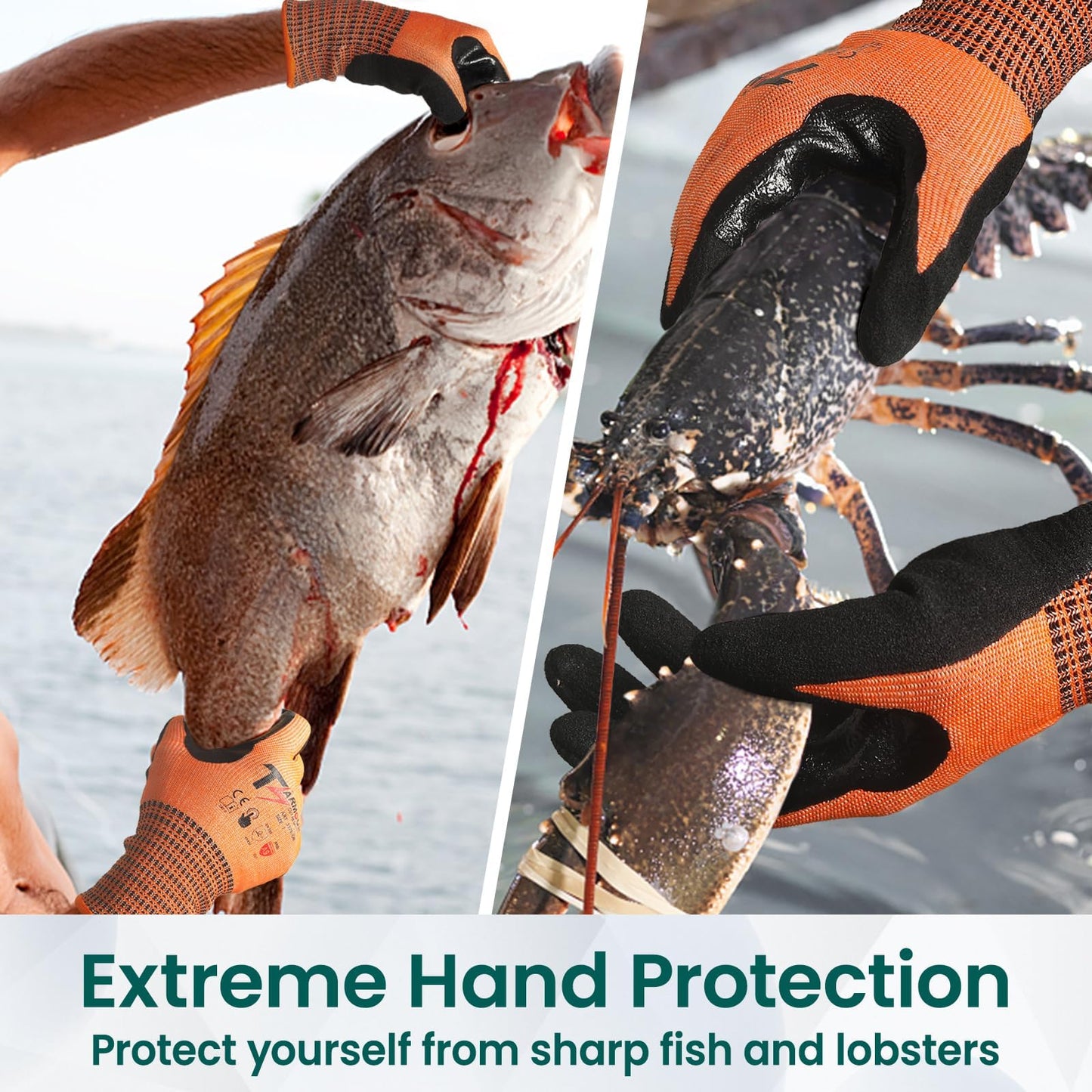 Highest Level Cut Resistant Gloves, ANSI A9 Cut Proof Work Gloves Men&Women Heavy Duty, Working Gloves Touch-Screen Compatible, Durable Cutting Gloves for Fishing, Woodworking, Gardening (L)