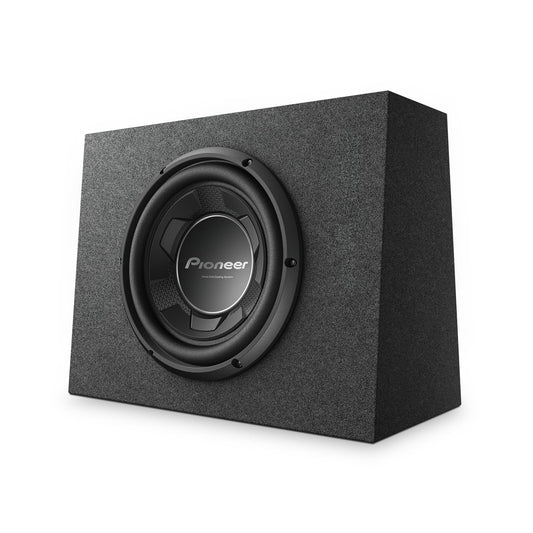 PIONEER TS-WX106B 10” Speakers – 1100W Max, Pre-Loaded, Easy Installation, Enclosure Included