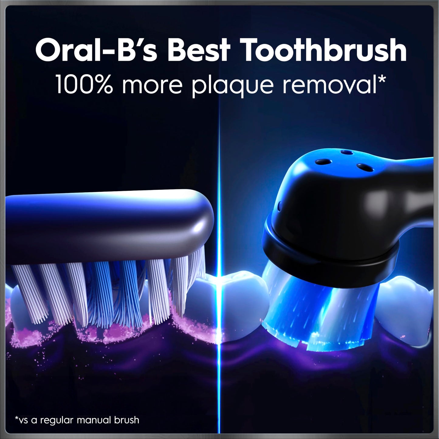 Oral-B iO Series 9 Electric Toothbrush with 4 Brush Heads, Aqua Alabaster