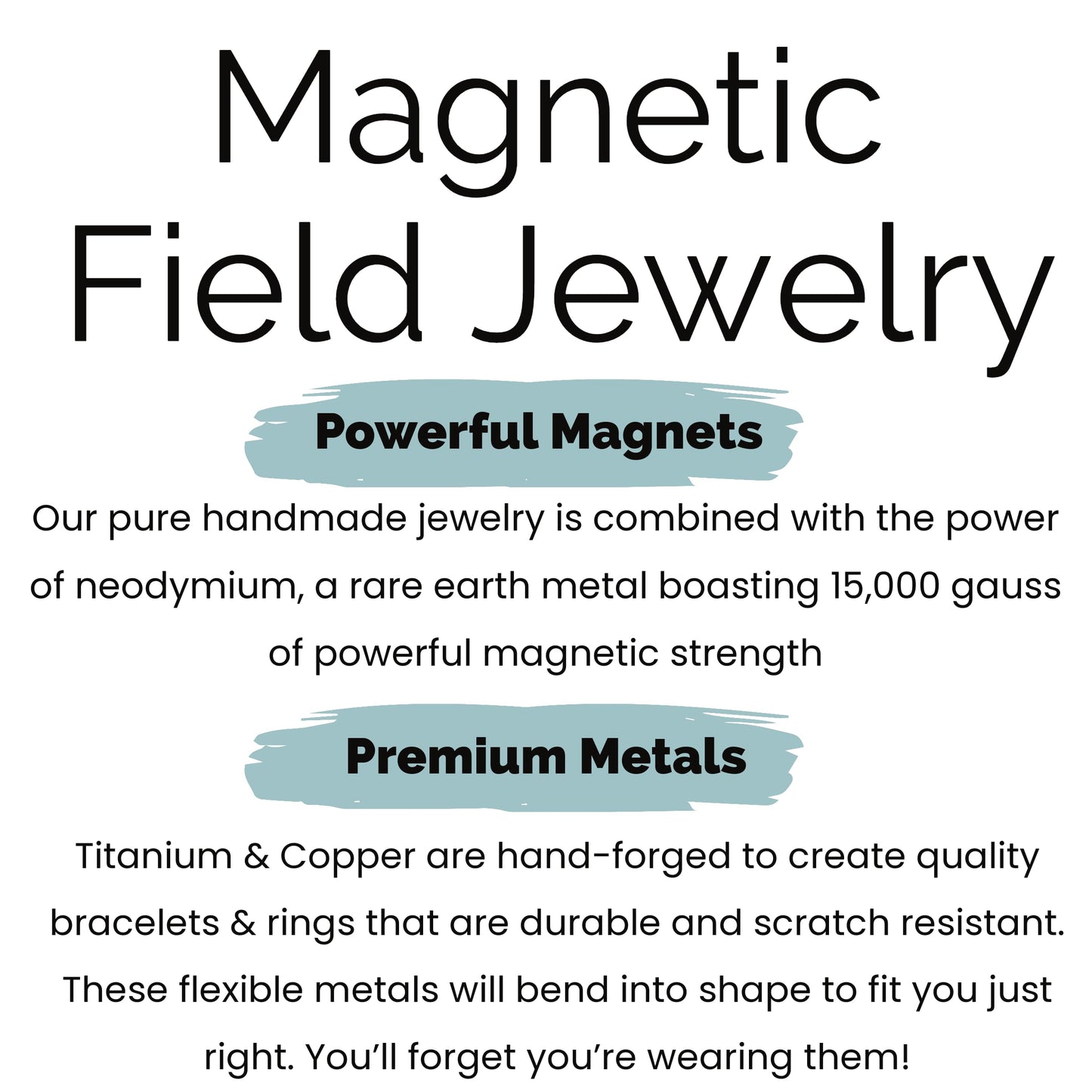 Earth Therapy, The Original Pure Copper Magnetic Ring Set for Men and Women - Pack of 2 - Adjustable Sizing - Ultra Strength