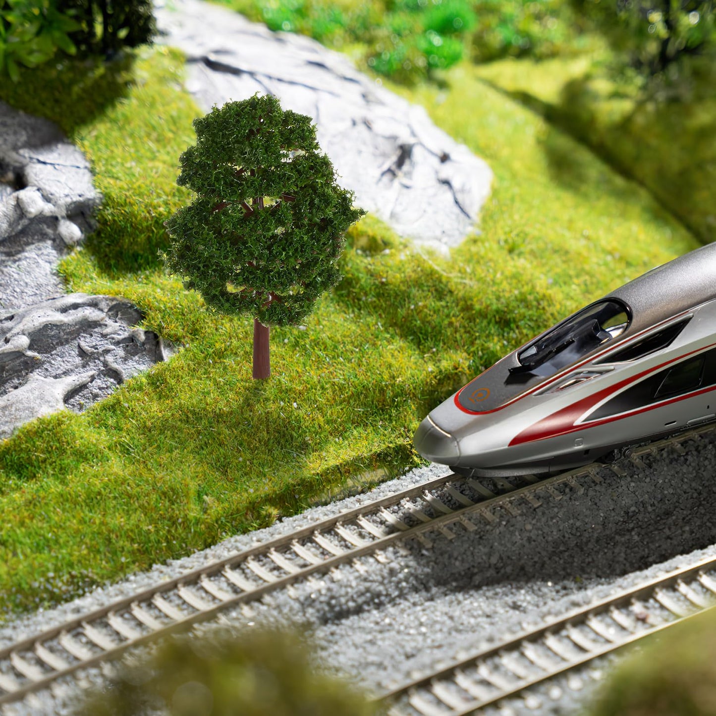 20pcs Model Trees Miniature Fake Diorama Tree MIni Train Railroad Railways Architecture Landscape Scenery Scale 1:100 for DIY Projects Crafts Fairy Garden Rainforest Supplies Dark Green