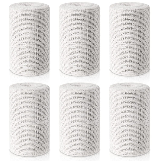 45ft - 211ft Plaster Cloth Rolls White Gauze Strips Wrap Bandages for Craft Belly Cast Mask Making Body Molds Scenery Art(4inch x 91 Feet, White)