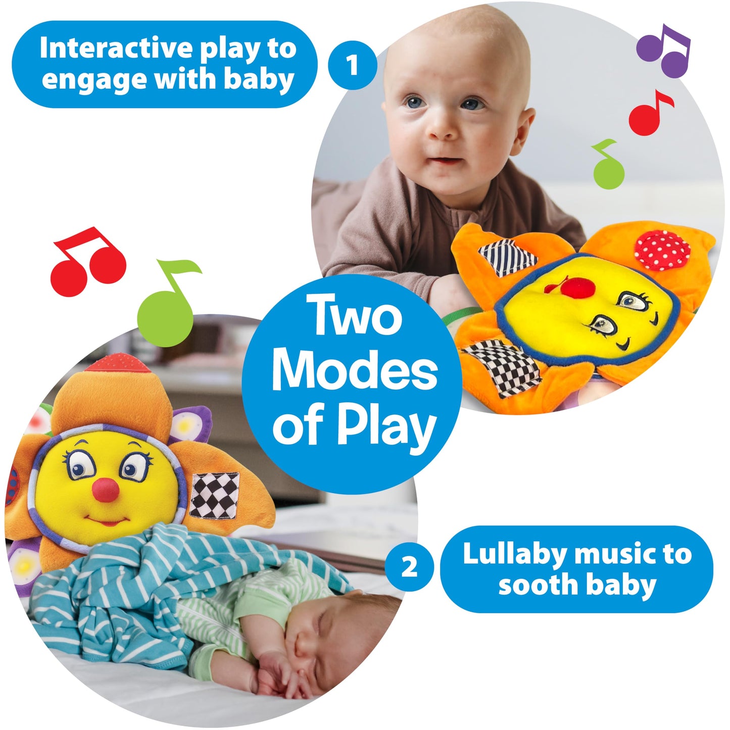 Small World Toys Musical Infant Toys, Neurosmith Sunshine Symphony Baby Musical Toys, Newborn Toys Baby Gifts for 0-3, 4-6, 6-12 to 36 Months, Lullaby Music Gifts for Boys & Girls
