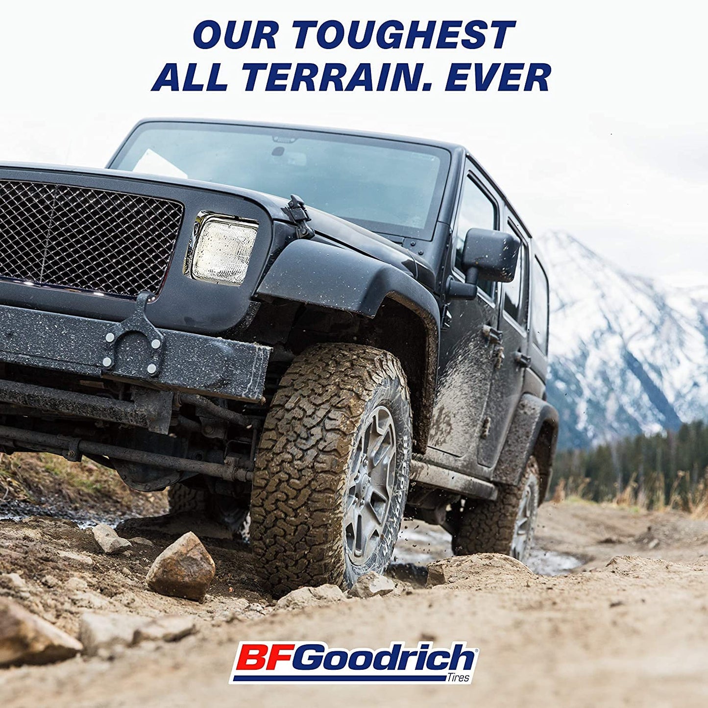 BFGoodrich All Terrain T/A KO2 Radial Car Tire for Light Trucks, SUVs, and Crossovers, LT245/65R17/D 111/108S